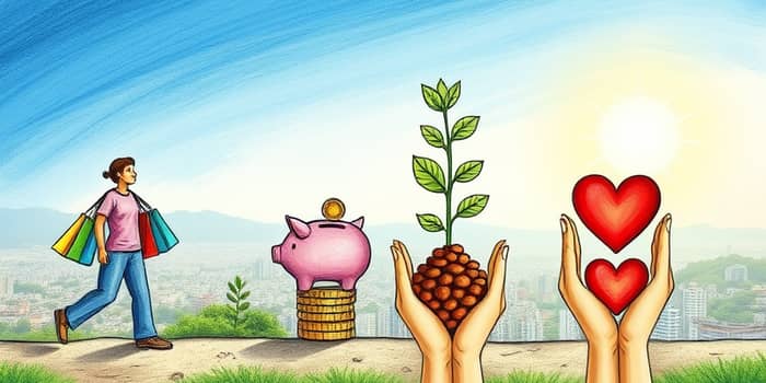 Diferença entre gastar, economizar, investir e doar
