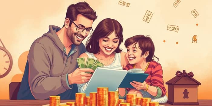 Contas compartilhadas para casais e famílias